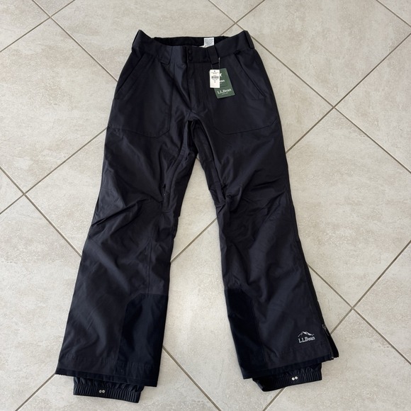 L.L. Bean Other - LL Bean Carrabassett Ski Pants Mens M Reg Black Insualted Snow Outdoor NWT